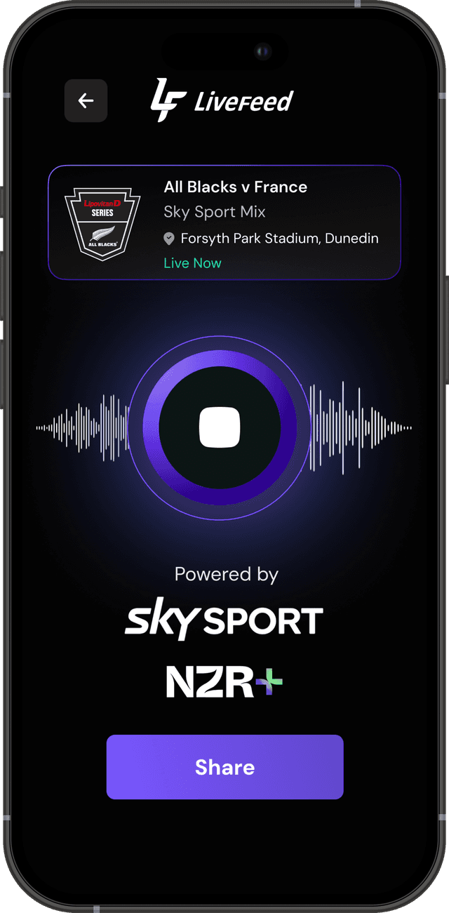 Livefeed All Blacks